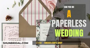 A Paperless Wedding: Is It Possible?