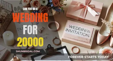 A Dream Wedding on a $20,000 Budget: Is It Possible?