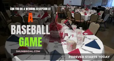 A Baseball Wedding Reception: Is It Possible?