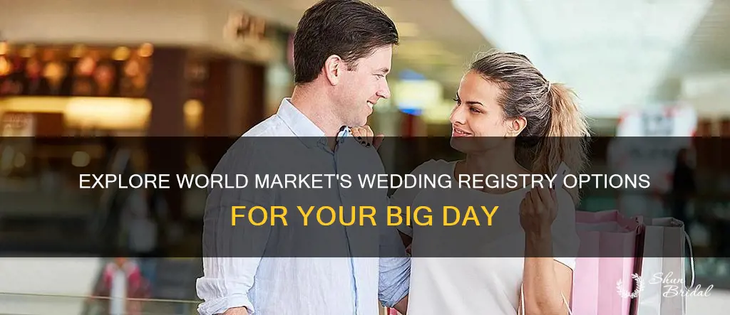 can you do a wedding registry at world market