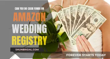 Amazon Wedding Registry: Cash Funds for Your Big Day