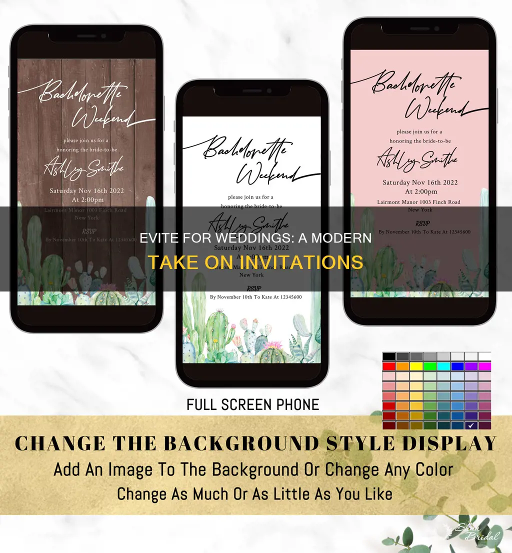 can you do evite for wedding invitations