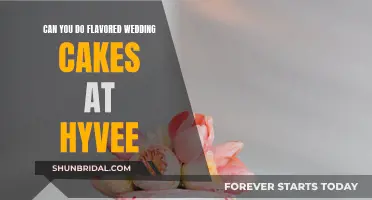 Customizing Wedding Cakes: Flavored Options at Hy-Vee