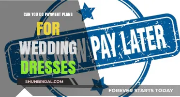 Affording Wedding Dresses: Payment Plan Options