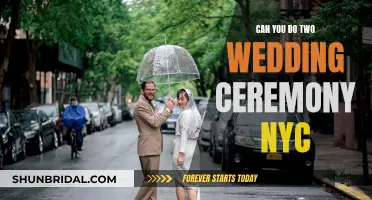 Planning Two Wedding Ceremonies in NYC?