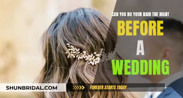 Wedding Hair Prep: Can You Do It The Night Before?