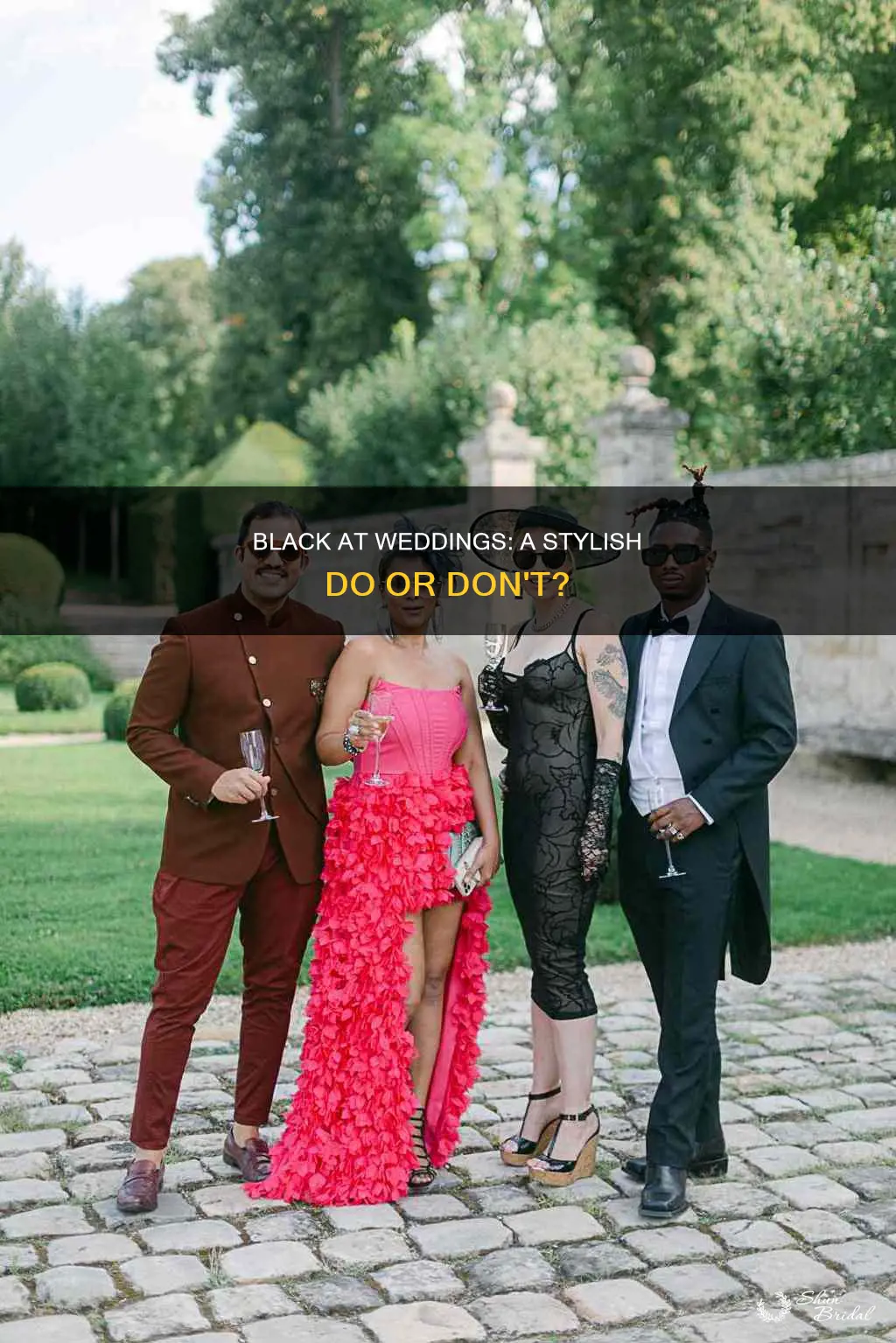 can you dress in black in american weddings