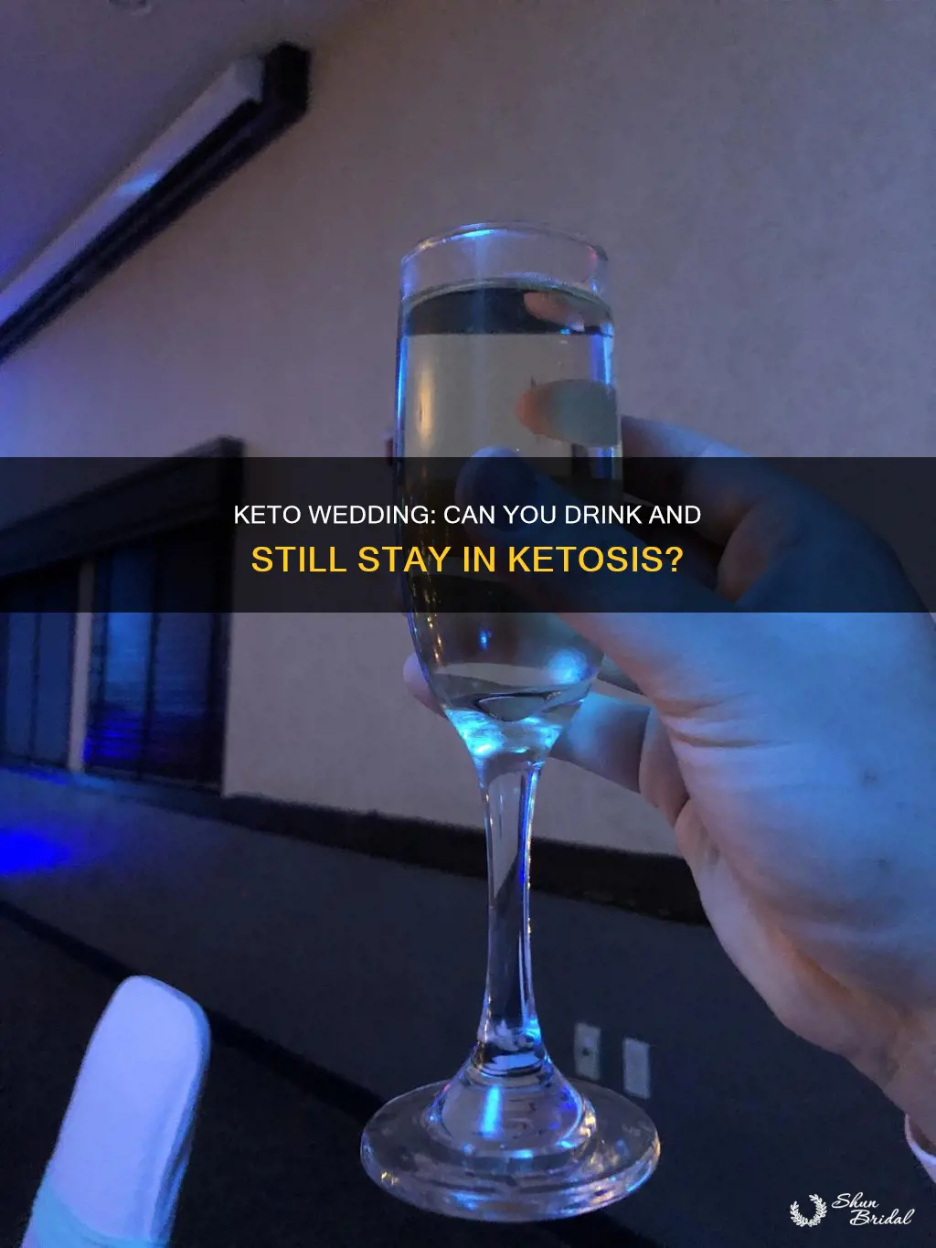 can you drink at a wedding on keto