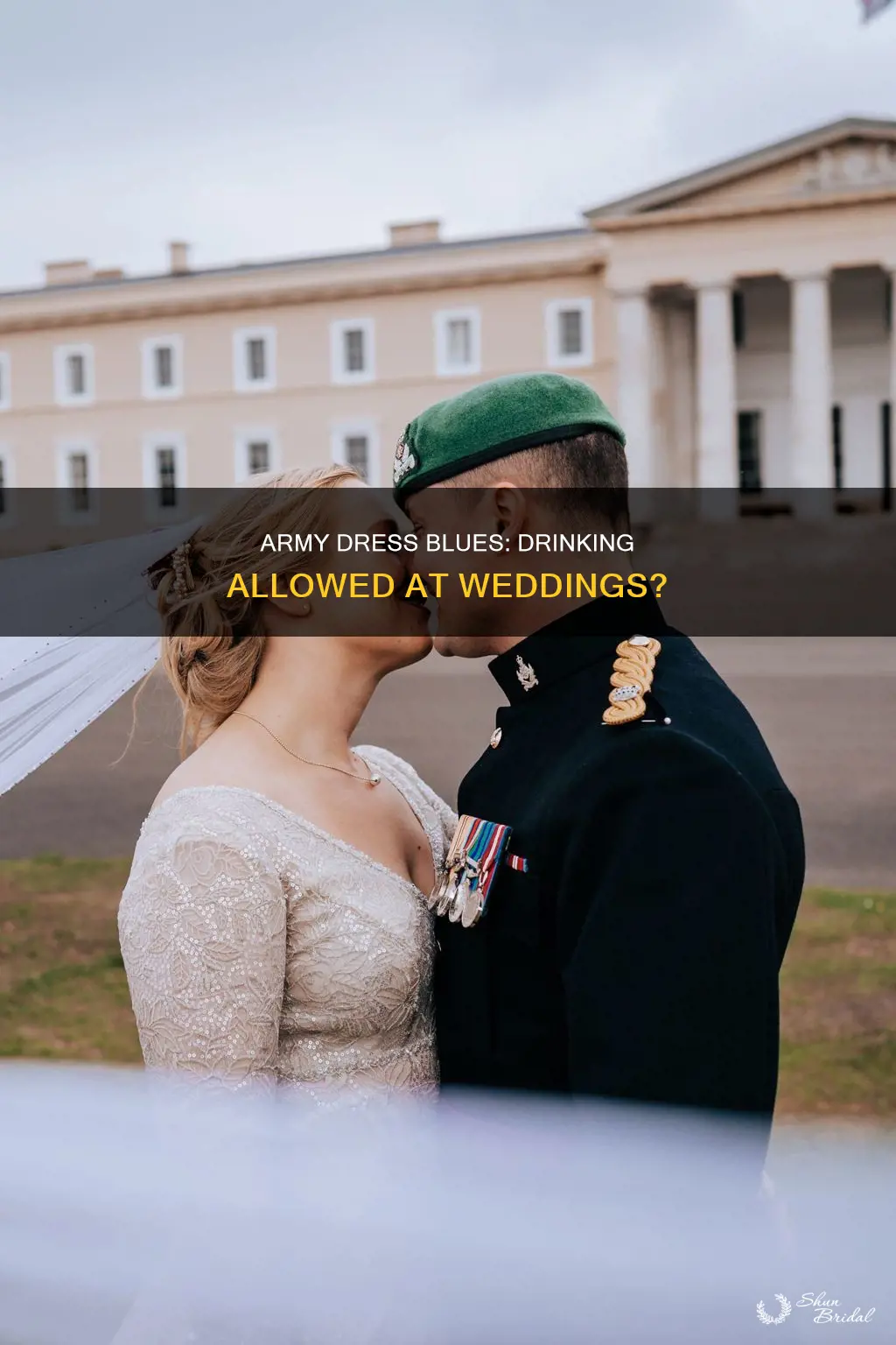 can you drink in army dress blues wedding
