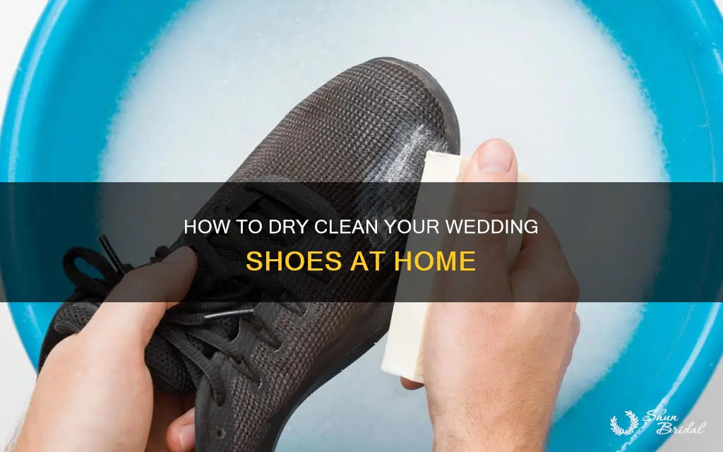 can you dry clean wedding shoes