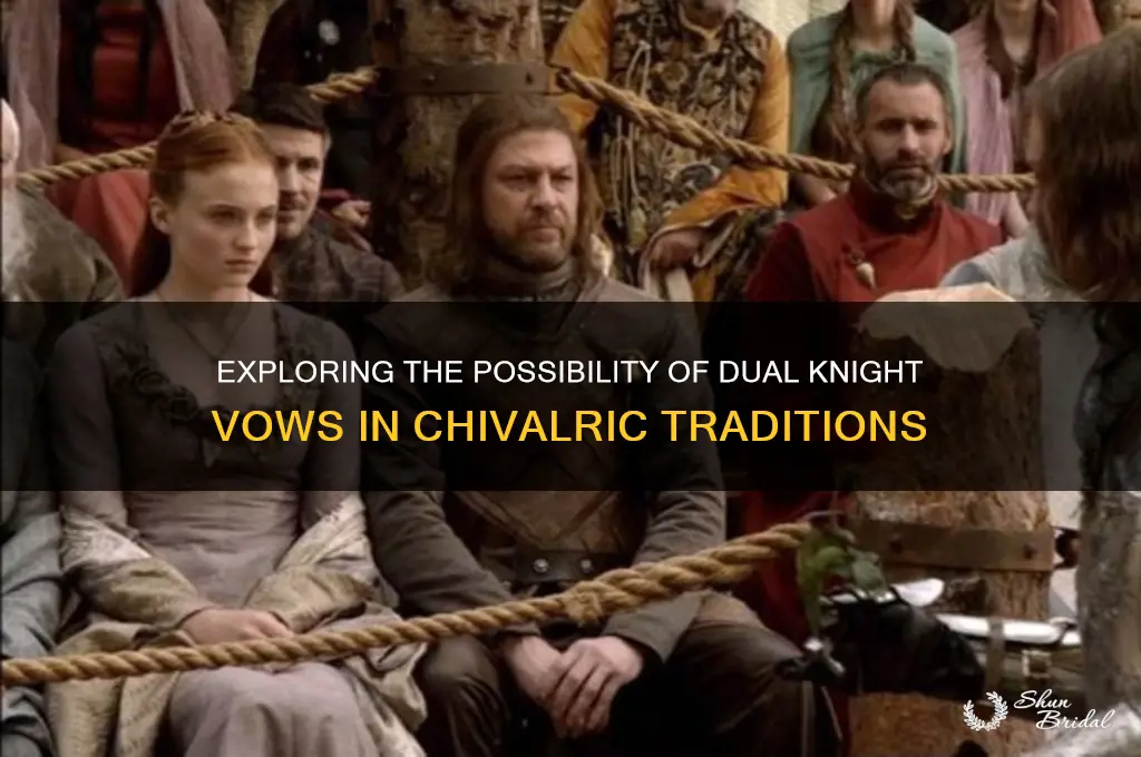 can you dual knight vow