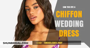 Transforming Your Wedding Dress: Dyeing Chiffon