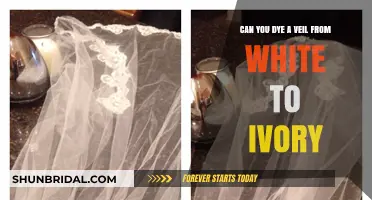 Transforming Your Veil: Dyeing from White to Ivory – Tips and Tricks