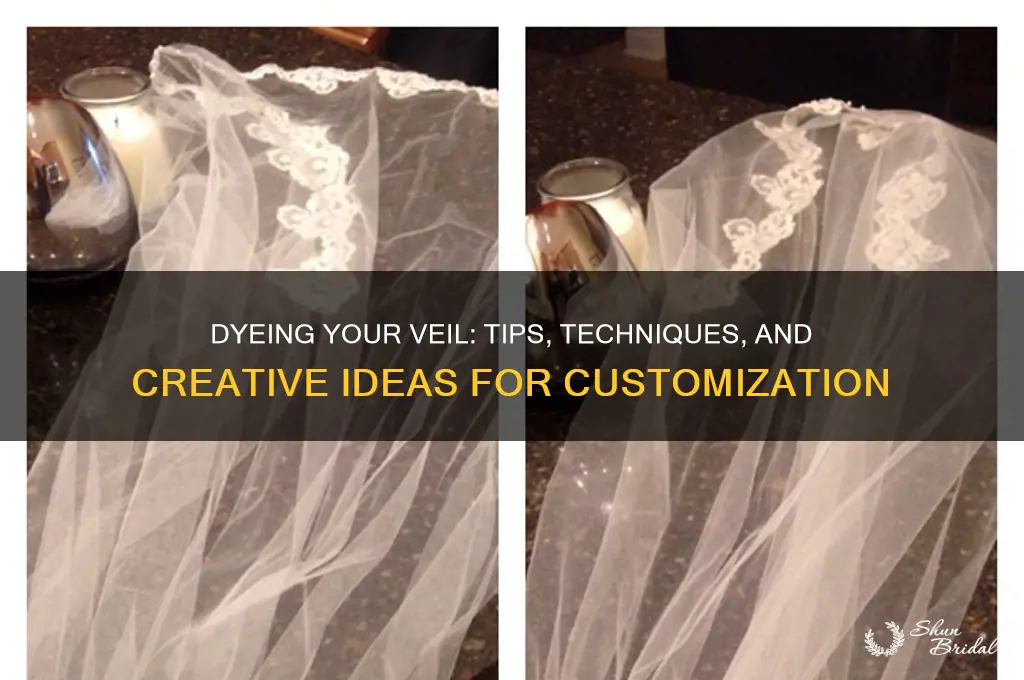 can you dye a veil