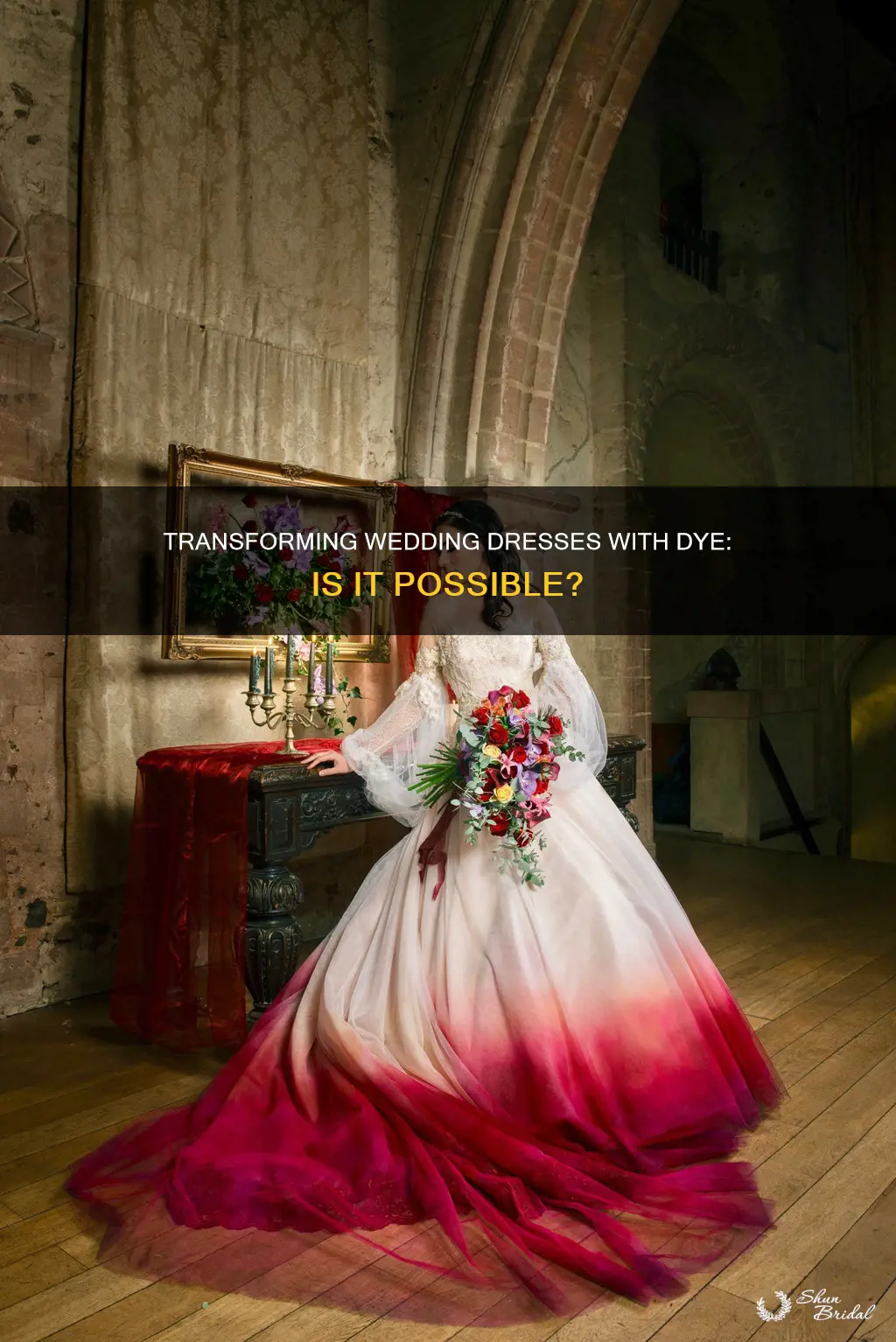 can you dye a wedding dress