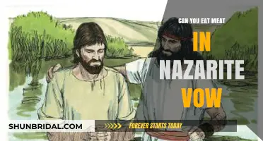 Eating Meat During a Nazirite Vow: Biblical Guidelines and Restrictions