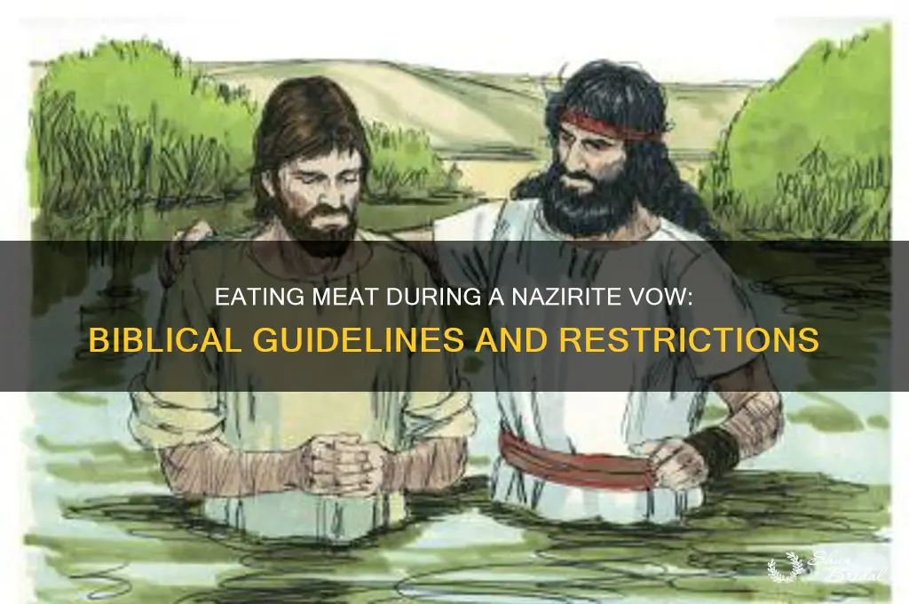can you eat meat in nazarite vow