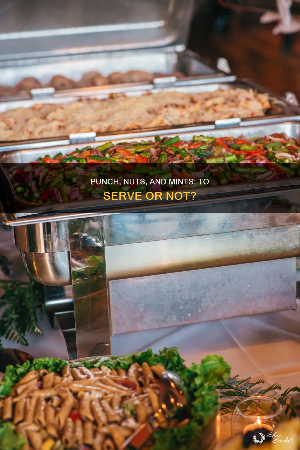 can you eliminate punch nuts mints when serving wedding buffet