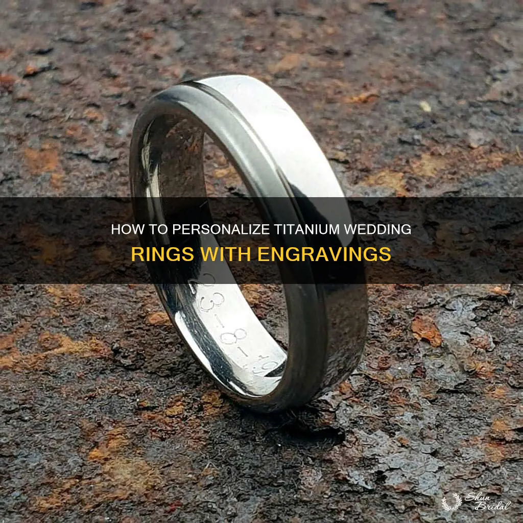 can you engrave titanium wedding rings