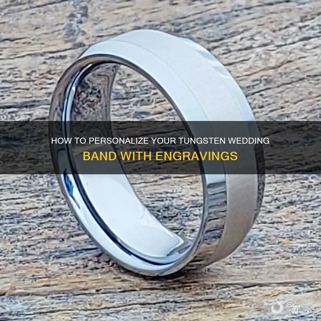 can you engrave tungsten wedding bands