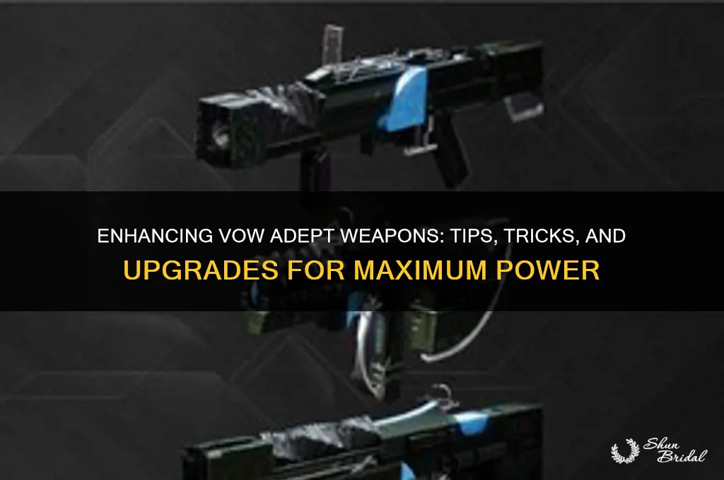 can you enhance vow adept weapons