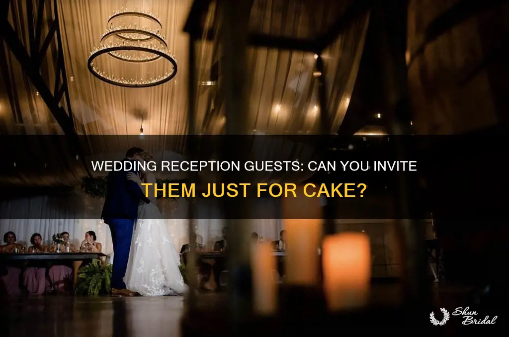 can you ever invite guests to just your wedding reception