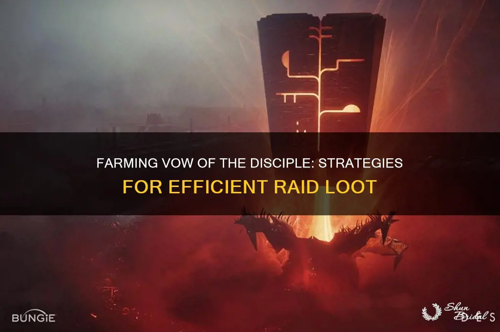 can you farm vow of the disciple