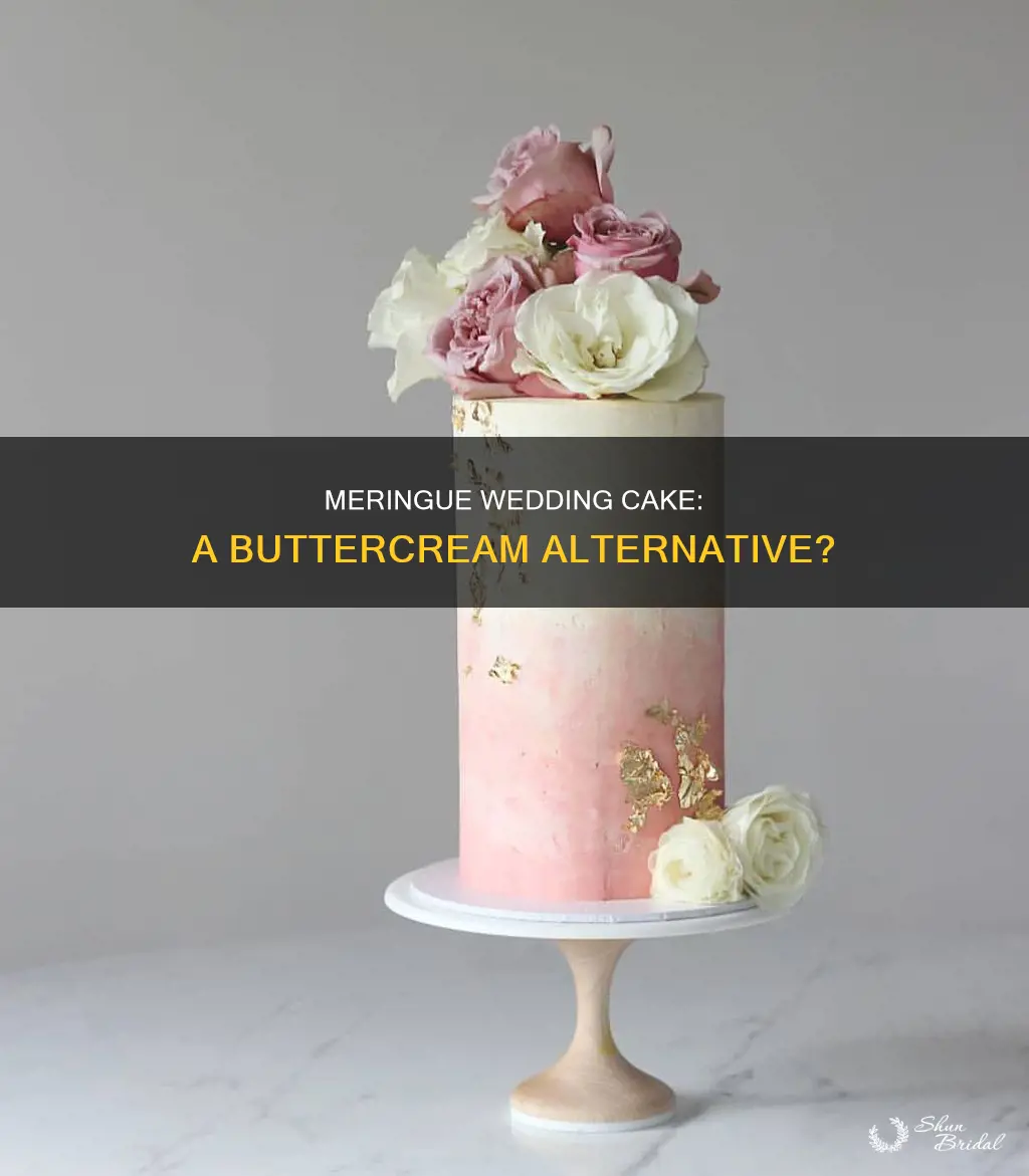 can you fill wedding cake with meringue instead of buttercream