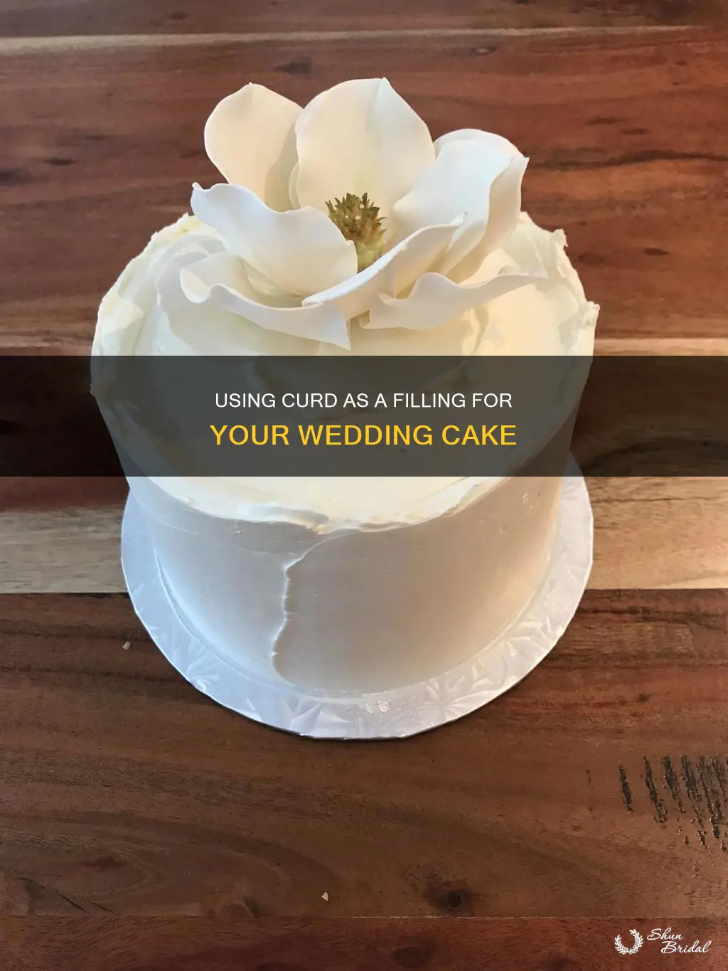 can you filling wedding cake with curd