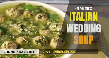 Freezing Italian Wedding Soup: A Tasty Make-Ahead Treat