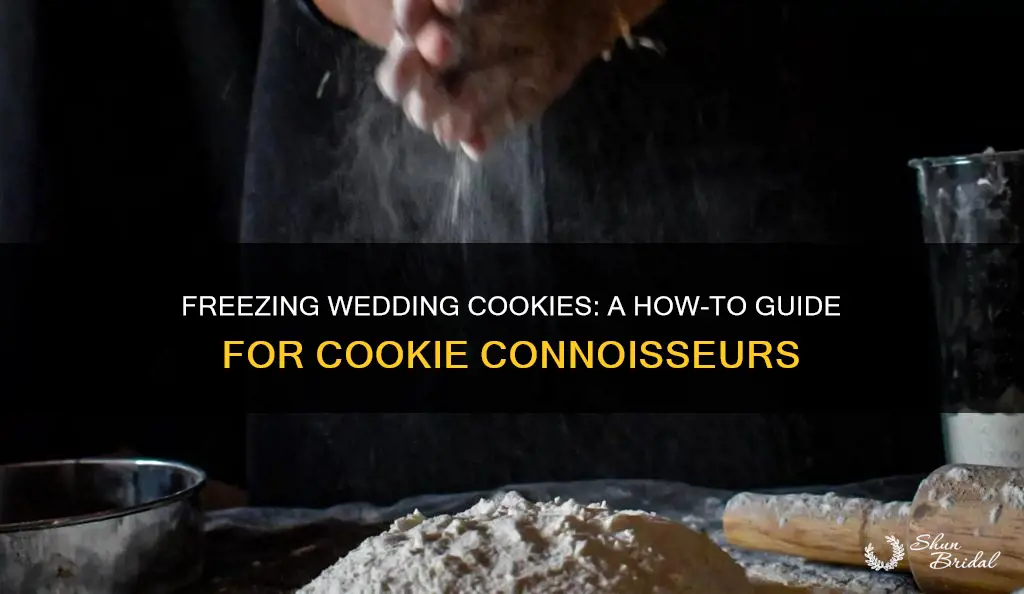 can you freeze wedding cookies