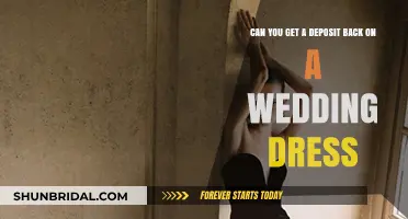 How to Get Your Wedding Dress Deposit Back