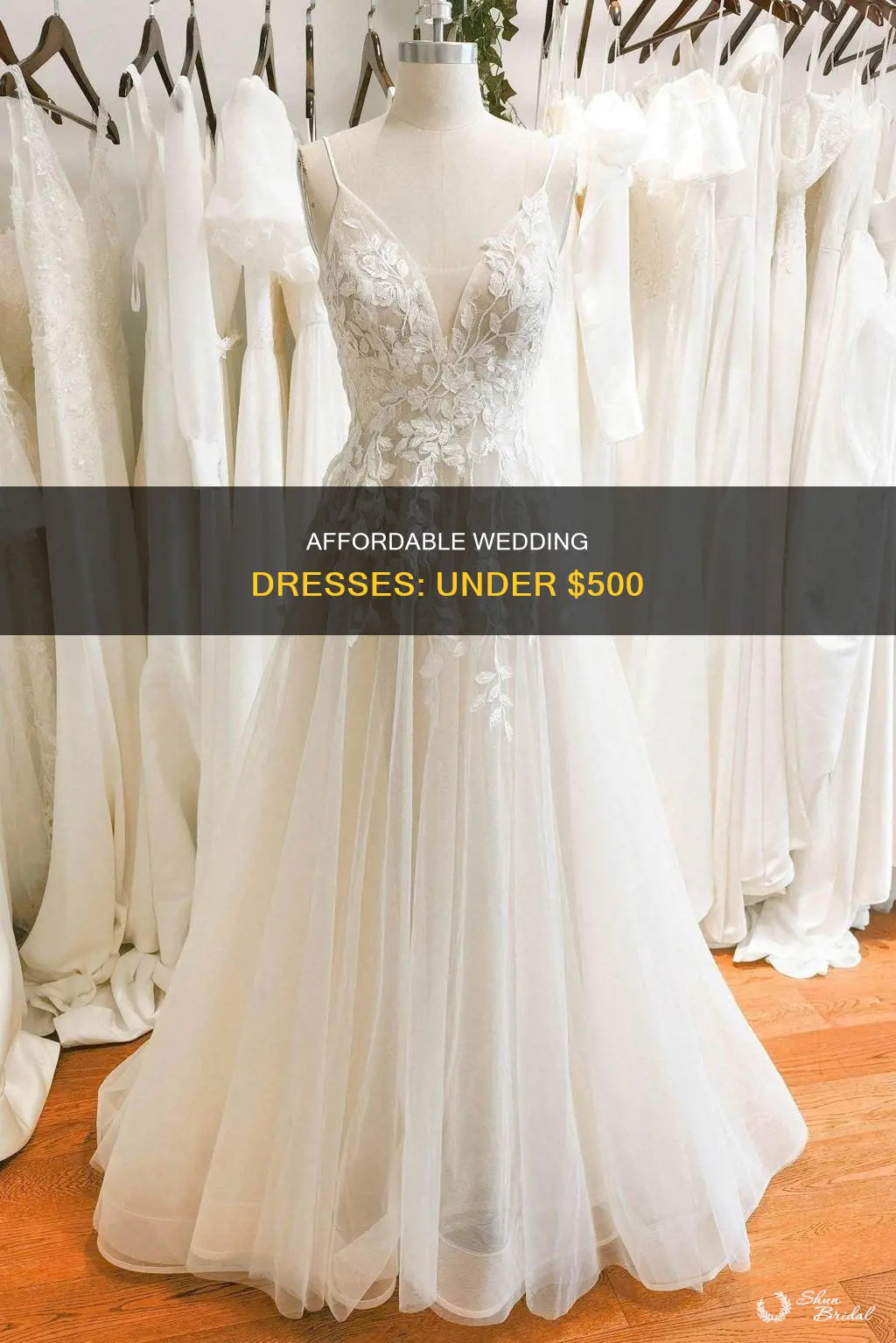 can you get a wedding dress for under 500