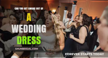How to Remove Smoke Stains from Your Wedding Dress