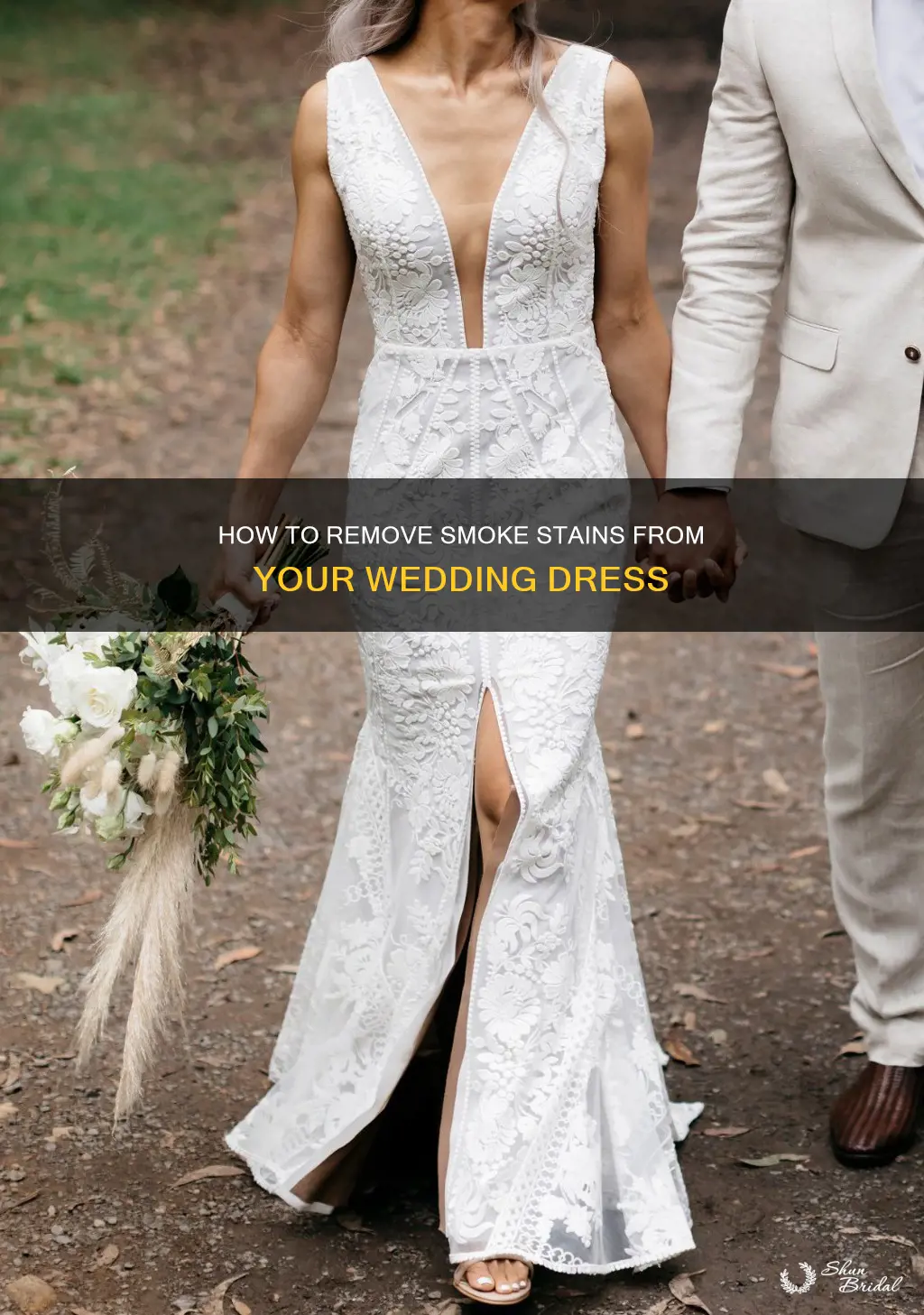 can you get smoke out of a wedding dress