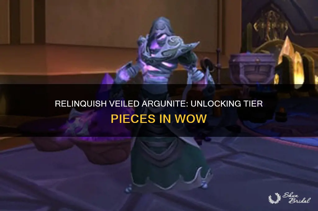 can you get tier pieces from relinquish with veiled argunite