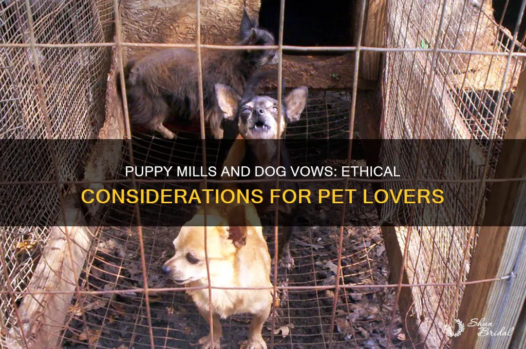 can you give dog puppies vows mill