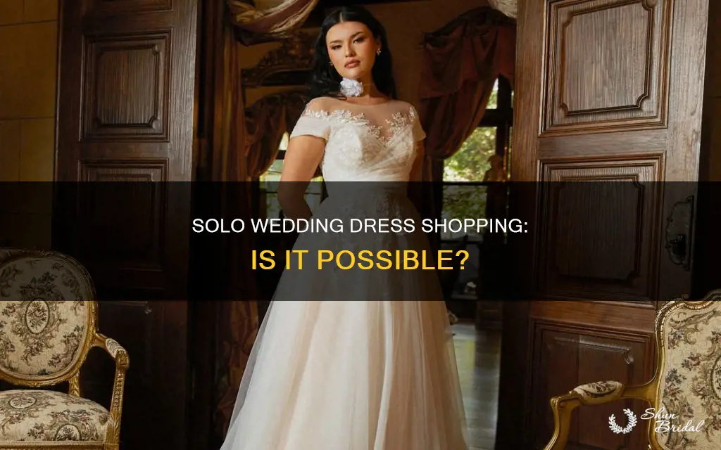 can you go wedding dress shopping by yourself