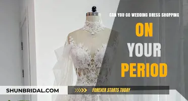 How to Enjoy Wedding Dress Shopping on Your Period