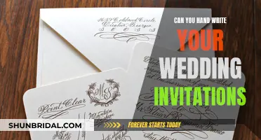 Handwritten Wedding Invitations: A Personal Touch?