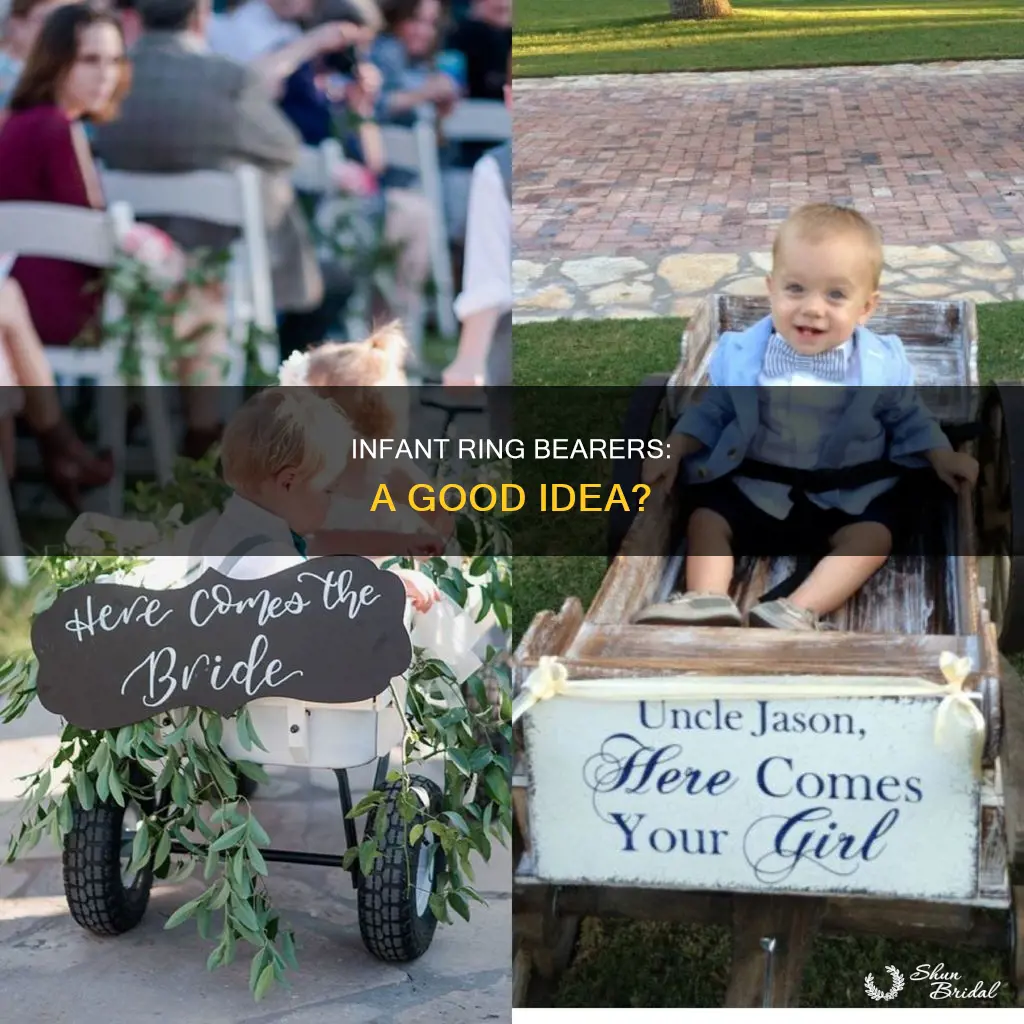 can you have an infant be a ring bearer