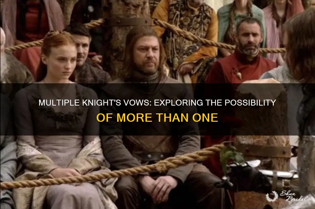 can you have more than 1 knighs vow