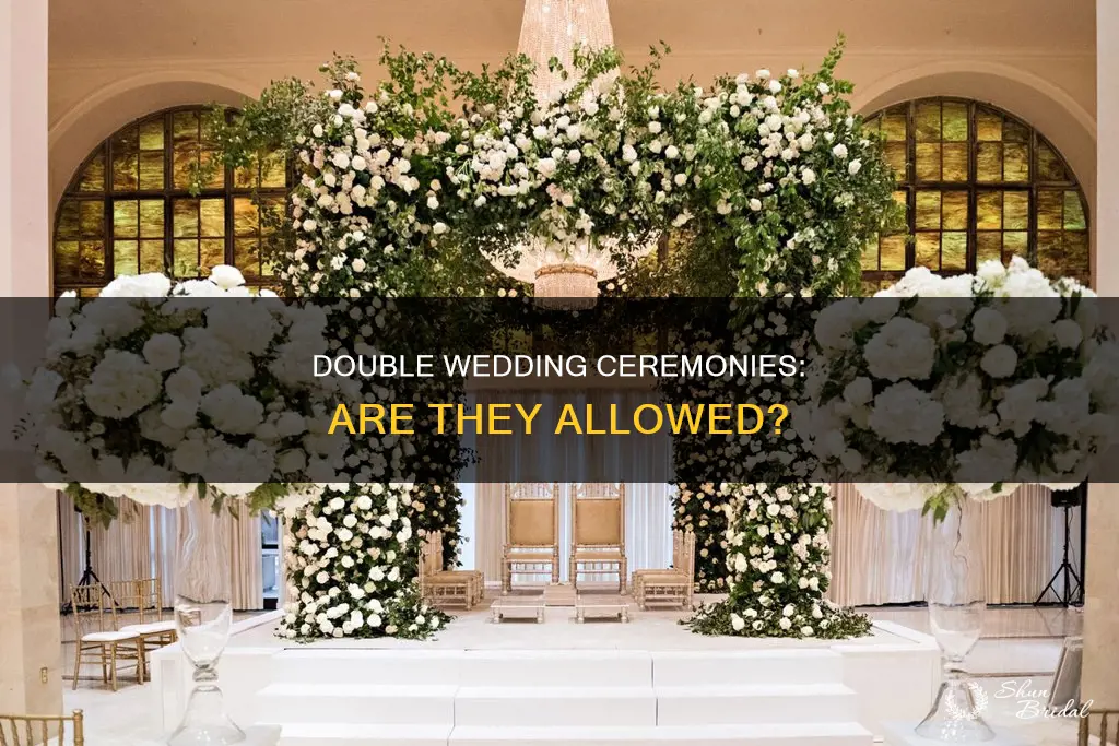 can you have two wedding ceremonies