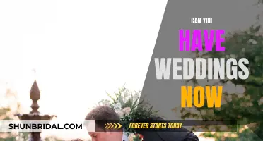 Weddings Now: What You Can and Cannot Do