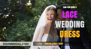 How to Hem a Lace Wedding Dress