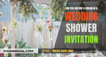 Wedding Shower Etiquette: Groom's Inclusion in Invitation