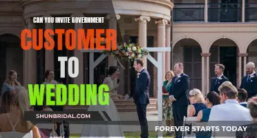 Inviting Government Customers to Your Wedding: Is It Okay?