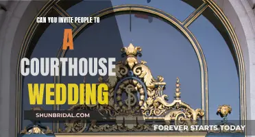 Courthouse Weddings: Can You Invite Guests?