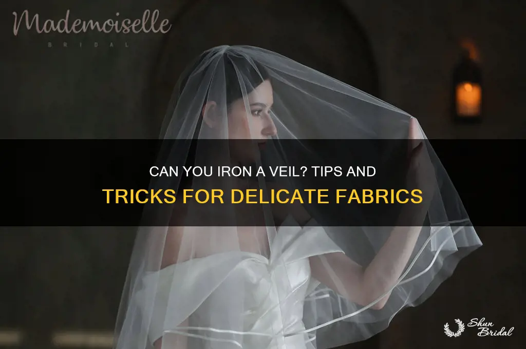 can you iron veil