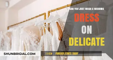 Washing Wedding Dresses: Delicate Cycle Safe?